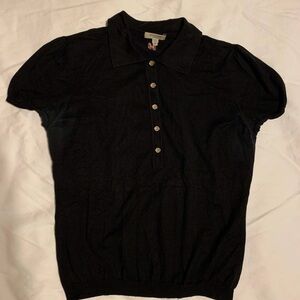 Burberry Black Button-Down Women's Shirt